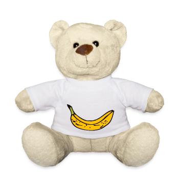 banane - Nounours - blanc - Devant
