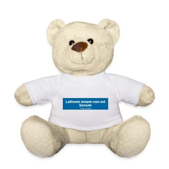 Latin - Teddy Bear - white - Front