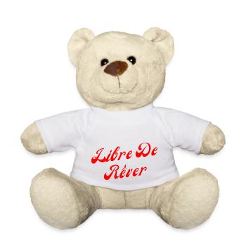 Libre de rêver - Nounours - blanc - Devant