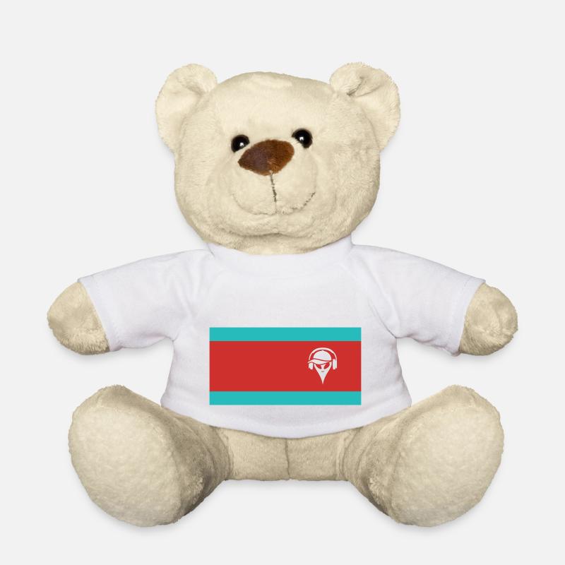 Alien Planeten Flagge - Teddy - Weiß