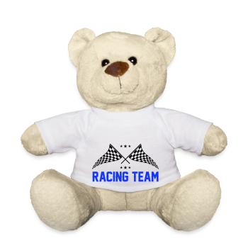 racing team 0 - Teddy - Weiß - Vorne