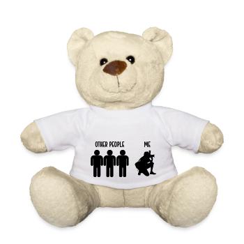Fotograf Fotografie Geschenk Spruch lustig - Teddy - Weiß - Vorne