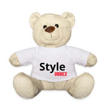 Urbex art: for an authentic style - Teddy Bear - white - Front