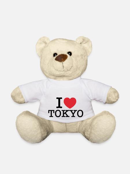 Ich liebe Tokio | Tokio | I Herz Tokio - Teddy - Weiß