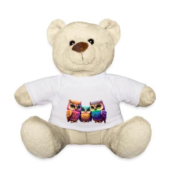 Eulen - Teddy - Weiß - Vorne