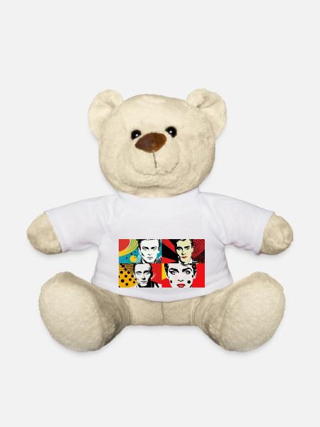 roy lichtenstein art work - Teddy - Weiß
