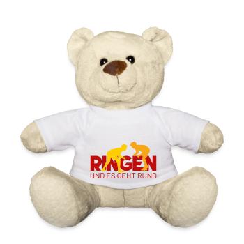 RINGEN und es geht rund - Teddy - Weiß - Vorne