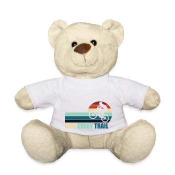 Cycliste Vélo Tour Trail Cyclisme - Nounours - blanc - Devant