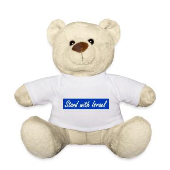 Stand with Israel - Teddy - Weiß - Vorne