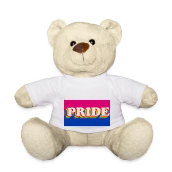 bi pride - Teddy - Weiß - Vorne