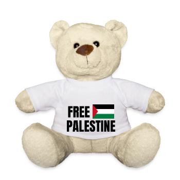 free palestine - Nounours - blanc - Devant