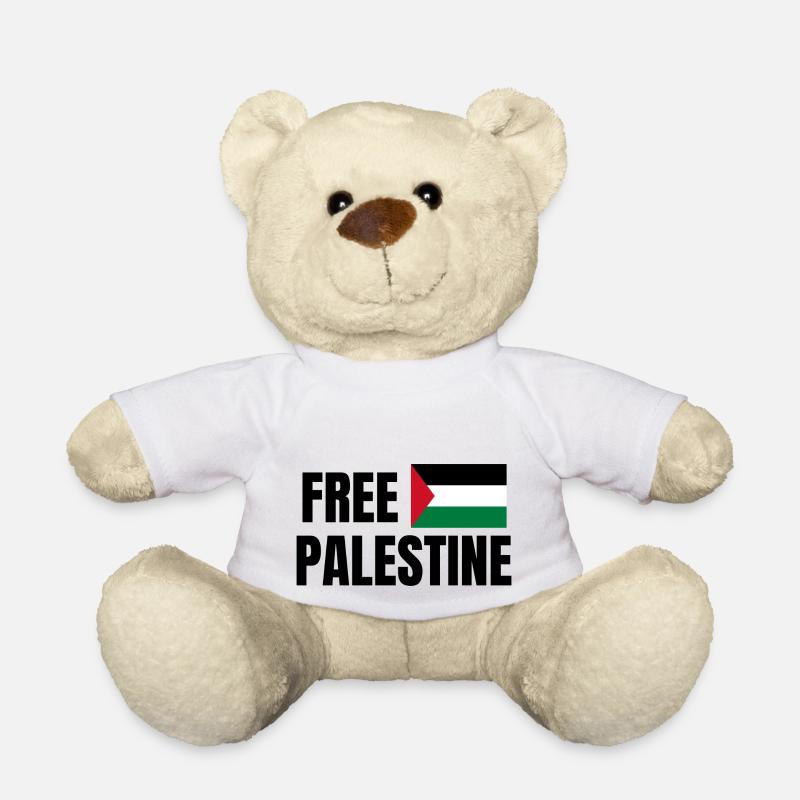 free palestine - Nounours - blanc