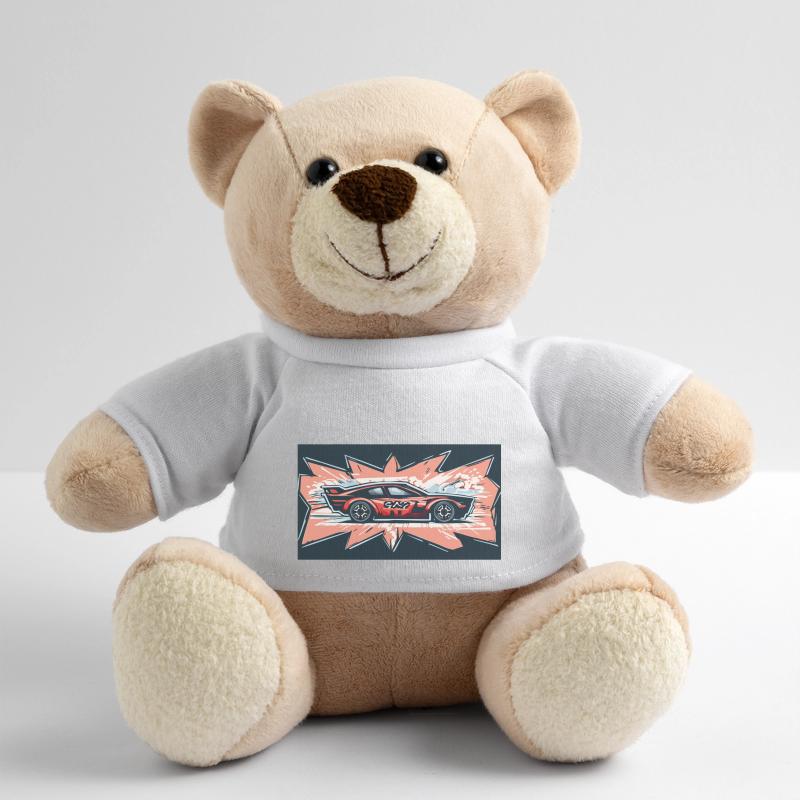 Voiture de course comique Nounours
