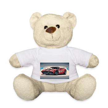 Racecar enveloped in the Mist - Teddy - Weiß - Vorne