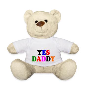 Yes daddy - Nounours - blanc - Devant