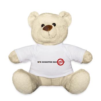 Wir schaffen das nicht - Deutschland - lang - Teddy - Weiß - Vorne