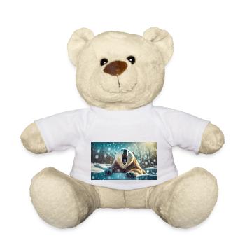Cute animals chilling – polar bear - Teddy Bear - white - Front