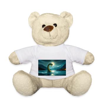 Monster von Loch Ness dunkler Horror gruselig Halloween - Teddy - Weiß - Vorne