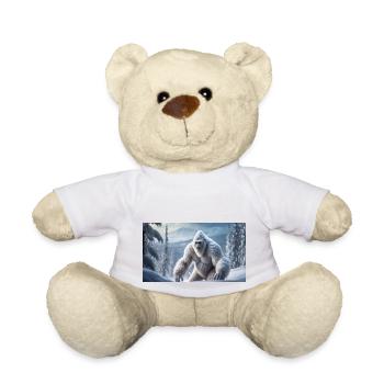 Sasquatch Bigfoot dans les montagnes monstre de neige - Nounours - blanc - Devant