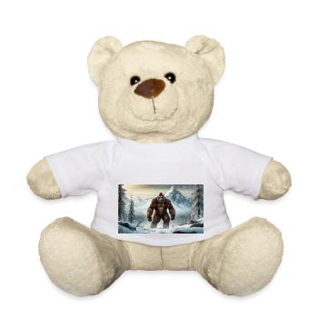großer Troll in den Bergen Norwegens Monster dunkel - Teddy - Weiß - Vorne