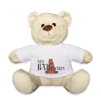 NEU-Bärlinärin - NEUBärlinärin - Neu-Berlinerin - Teddy - Weiß - Vorne