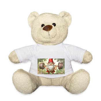 süße kleine Zwerge Alltag – Trainieren - Teddy - Weiß - Vorne