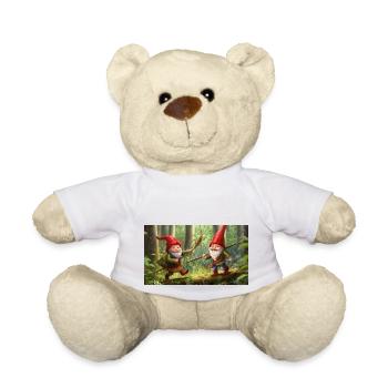 Zwerge auf der Jagd nach Heuschrecke - Teddy - Weiß - Vorne