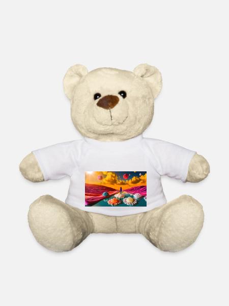 Candy Planets - Teddy Bear - white