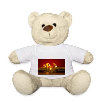 La Saint-Valentin - Nounours - blanc - Devant