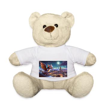 Gargouille - jeunes petits monstres mignons - Nounours - blanc - Devant