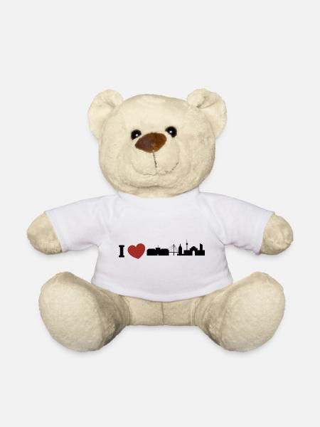 Mannheim Monnem Mannheimat - Teddy - Weiß