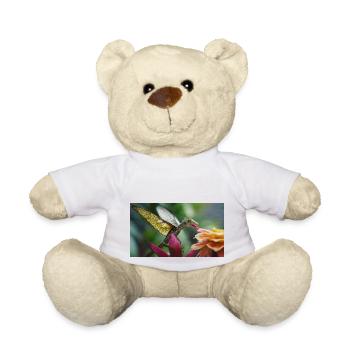 A realistic majestical little cute dragon - Teddy Bear - white - Front