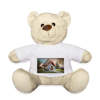 Drôle Hooey Une maison est ronde et n’a pas de coins - Nounours - blanc - Devant