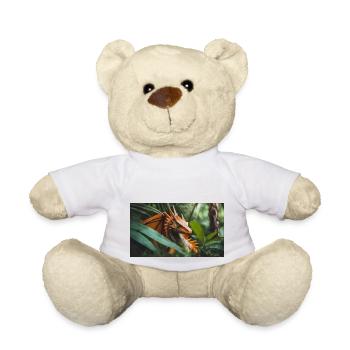 Un majestueux dragon orange réaliste chasse - Nounours - blanc - Devant