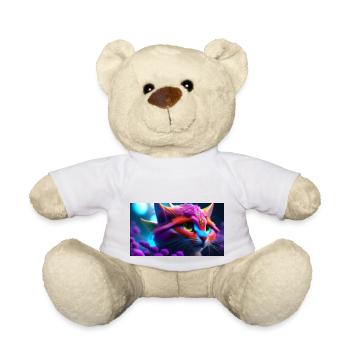 Sci-Fi Cat - Teddy Bear - white - Front