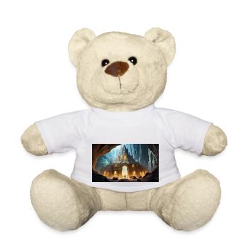 gruselige mythische Orte – unterirdisches Agartha - Teddy - Weiß - Vorne