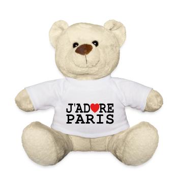 J'Adore Paris: Eine Liebeserklärung an die Stadt - Teddy - Weiß - Vorne