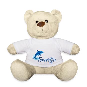 Tenerife holiday with dolphin - Teddy Bear - white - Front