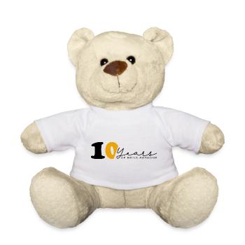 Jahrgang 2014 Lustig 10 Jahre Bday Männer Frauen - Teddy - Weiß - Vorne