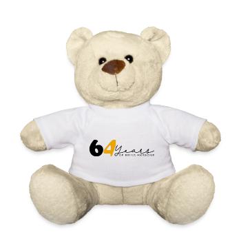 Jahrgang 1960 Lustig 64 Jahre Bday Männer Frauen - Teddy - Weiß - Vorne