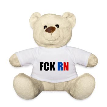 Fck rn - Teddy - Weiß - Vorne