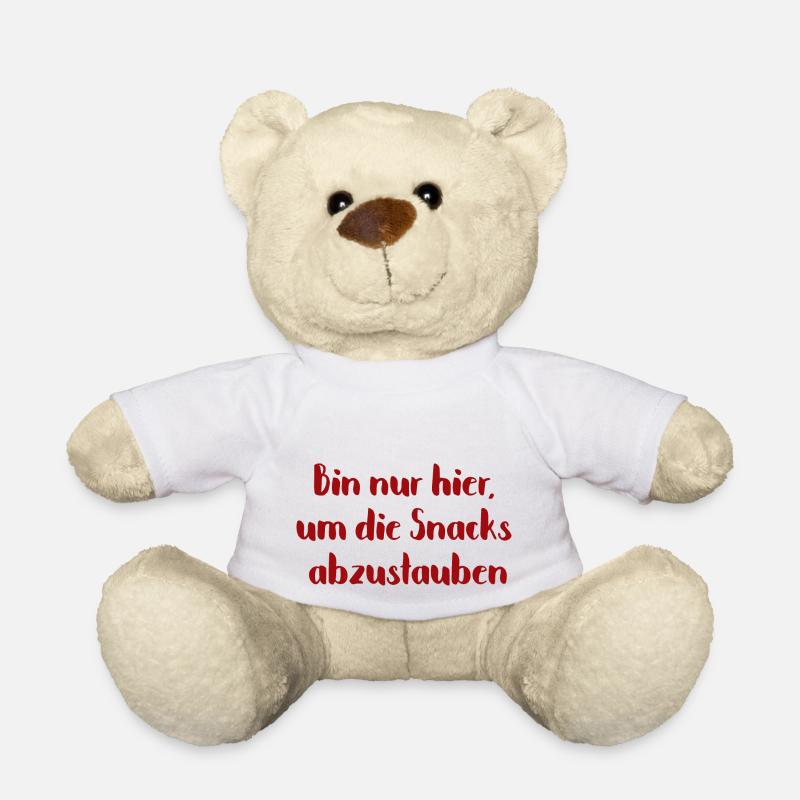 Snacks abstauben - Teddy - Weiß