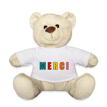 MISTRESS. THANK YOU. THANK YOU MISTRESS - Teddy Bear - white - Front