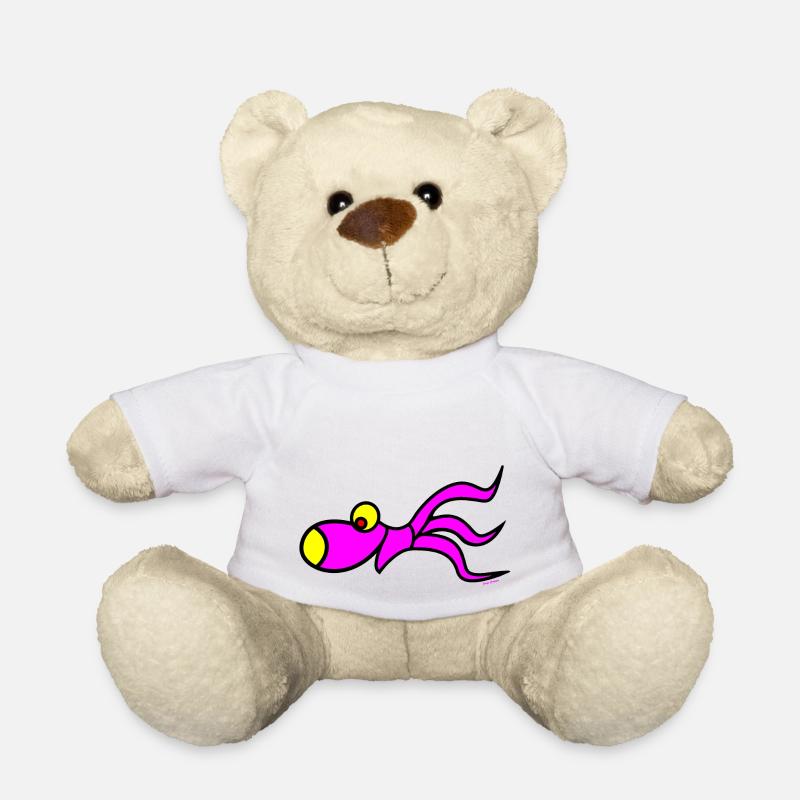 squid shirt - Teddy - Weiß