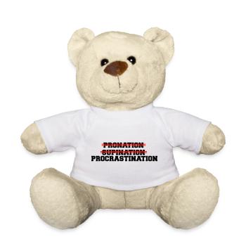 Procrastination - Nounours - blanc - Devant