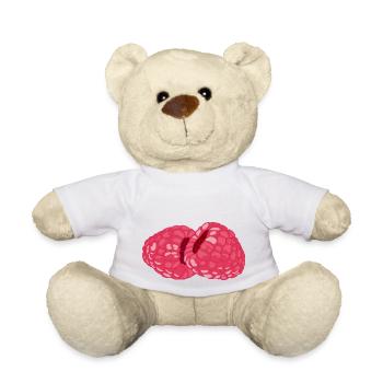 Framboises - Nounours - blanc - Devant
