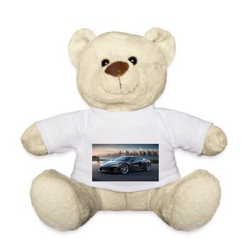 Elegant supercar design – for real car fans - Teddy Bear - white - Front