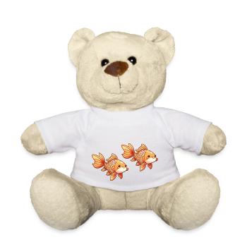 Goldfische Comic - Teddy - Weiß - Vorne