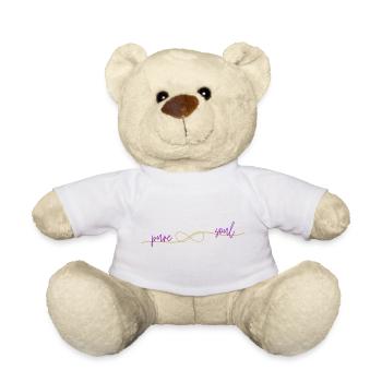 The Reclining Eight Puresoul, Gold-Lilla - Teddy Bear - white - Front