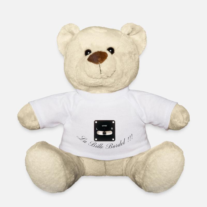 La bille bordel - Nounours - blanc